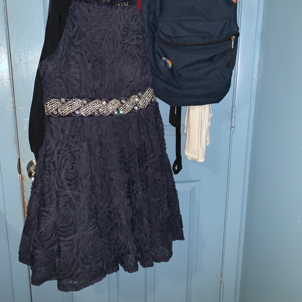 Navy blue dress